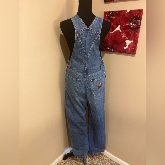 No Excuses Vintage 90s Denim Overalls, size Small - Picture 2 of 8